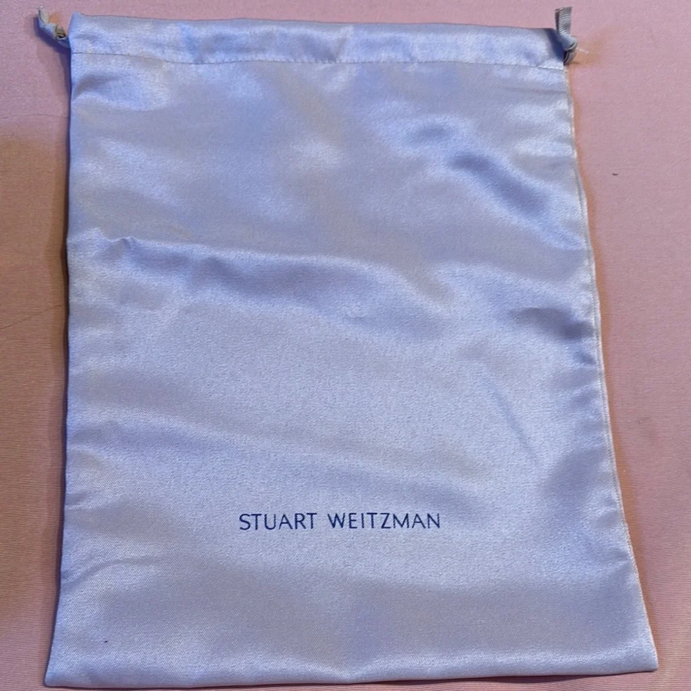 New Stuart Weitzman  Leather Black Rhinestone Embellished Flats. Size 8.… - Picture 9 of 9